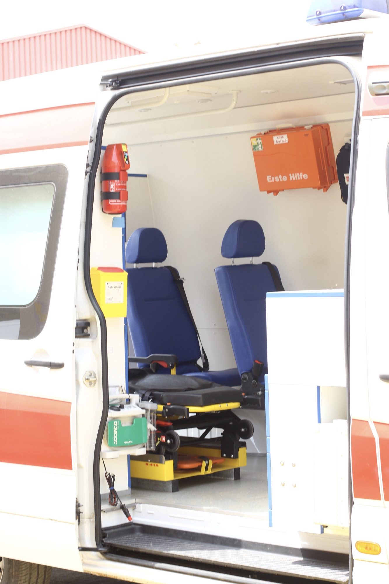 Ambulance door.